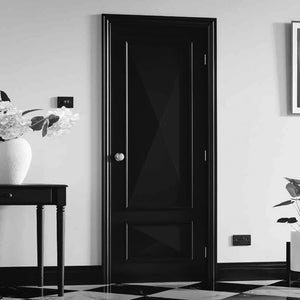 LPD Knightsbridge Traditional 2P Black Primed Internal Door