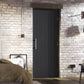 LPD Montreal Black Laminate FD30 Fire Door - Pre Finished