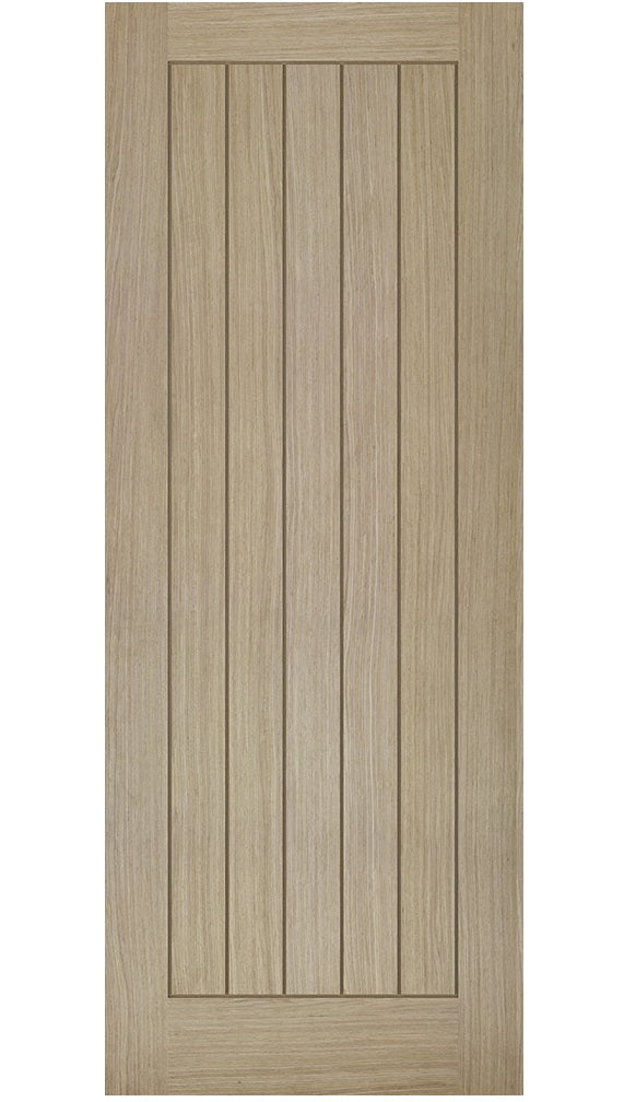 LPD Belize Light Grey Oak Internal Door - Pre Finished