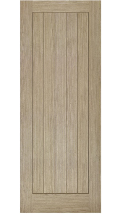 LPD Belize Light Grey Oak FD30 Fire Door - Pre Finished