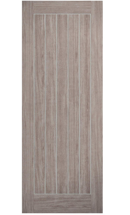 LPD Mexicano Light Grey Laminate FD30 Fire Door - Fully Finished