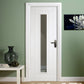 LPD Mexicano White Primed 1 Light Glazed Internal Door