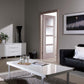 LPD Vancouver Light Grey 4 Light Glazed Internal Door - Pre Finished