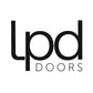 LPD Carini Glazed Long Light Oak Internal Door - Unfinished