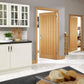 LPD Mexicano Oak Internal FD30 Fire Door - Pre Finished