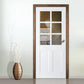 LPD Canterbury Glazed 6L White Primed Internal Door