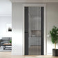 LPD Melbourne Ash Grey Glazed Internal Door - Pre Finished