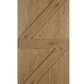 LPD Barn Style Ledged & Braced Internal Door - Unfinished