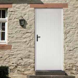 LPD Mexicano GRP White Finish External Door - Fully Finished
