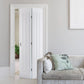 LPD Mexicano White Primed Bi-Fold Internal Door