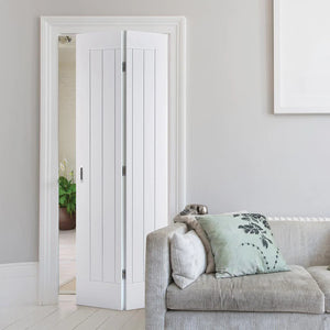 LPD Mexicano White Primed Bi-Fold Internal Door