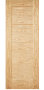 LPD Modica Oak External Door - Unfinished