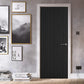 LPD Montreal Black Laminate FD30 Fire Door - Pre Finished