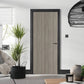 LPD Montreal Light Grey Laminate FD30 Fire Door - Pre Finished