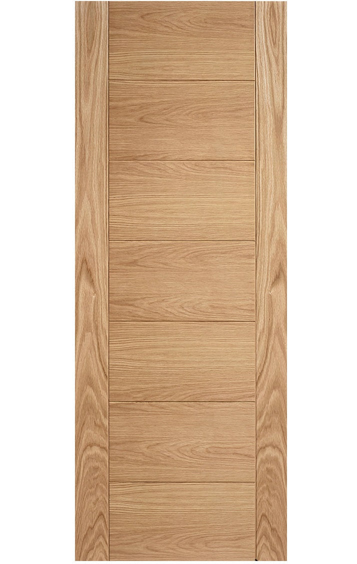 LPD Carini 7 Panel Oak Internal Door - Unfinished