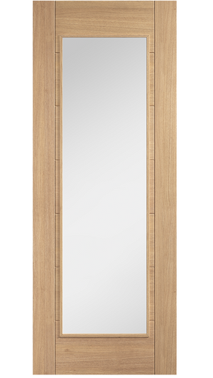 LPD Carini Glazed 1 Light Oak Internal Door - Pre Finished