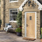 LPD Cottage Glazed Oak External Door - Unfinished
