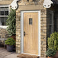 LPD Cottage Glazed Oak External Door - Unfinished