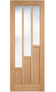LPD Coventry 3 Light Oak Internal Door - Unfinished