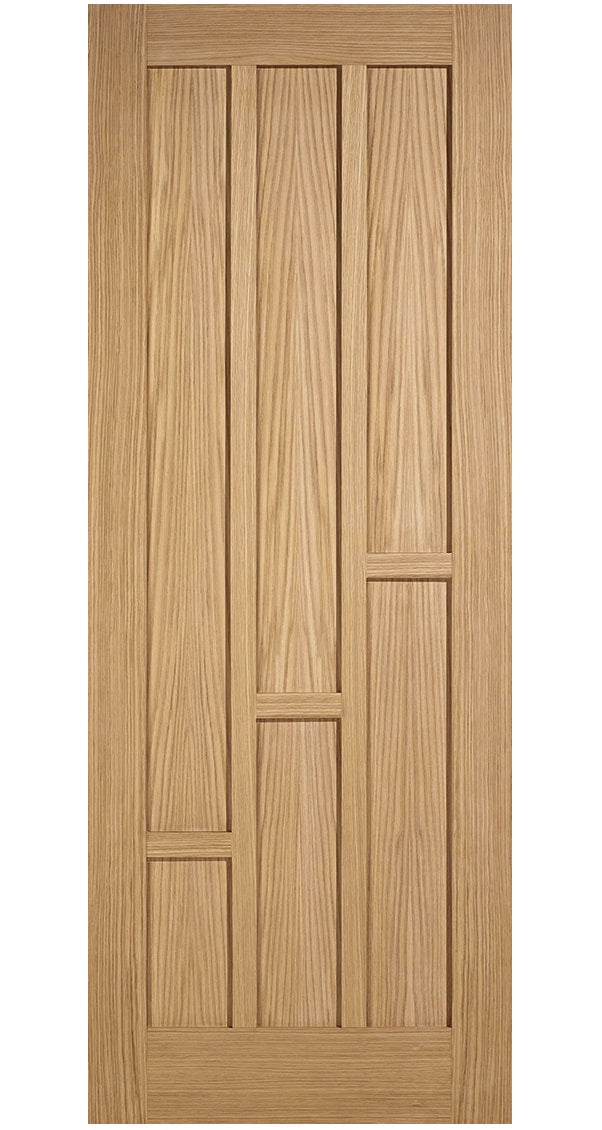 LPD Coventry 6 Panel Oak FD30 Fire Door - Pre Finished