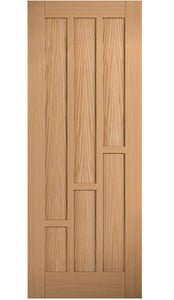LPD Coventry 6 Panel Oak Internal Door - Unfinished