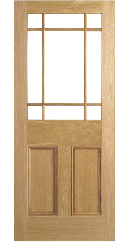 LPD Downham Unglazed Oak Internal Door - Unfinished