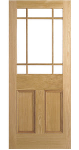 LPD Downham Unglazed Oak Internal Door - Unfinished
