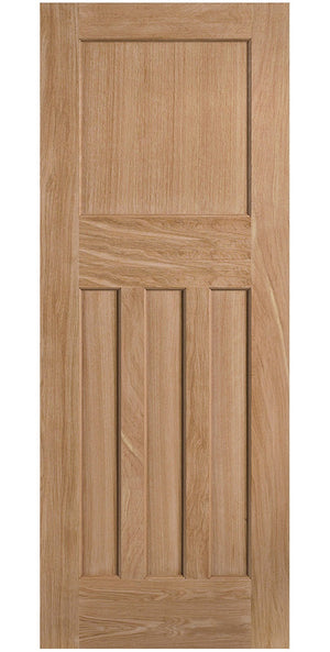 LPD DX 30's Style Oak FD30 Fire Door - Unfinished