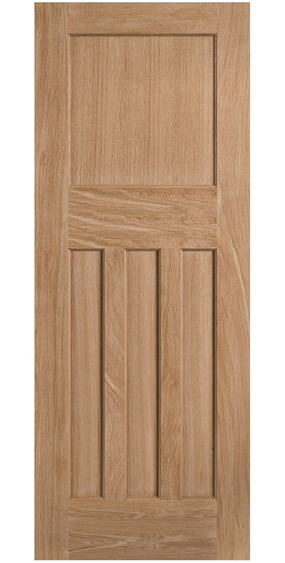 LPD DX 30's Style Oak FD30 Fire Door - Unfinished