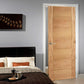 LPD Carini Oak Internal FD30 Fire Door - Unfinished