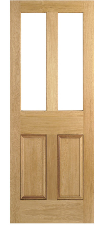 LPD Malton Unglazed 2L Oak Internal Door - Unfinished