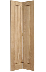 LPD Mexicano Oak Bi-Fold Internal Door - Unfinished