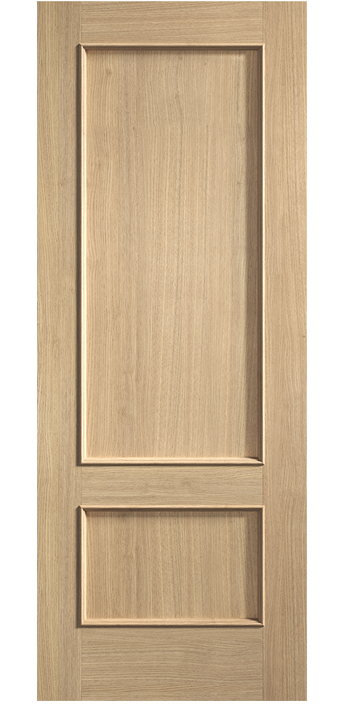 LPD Murcia 2 Panel Traditional Oak Internal Door - Pre Finished