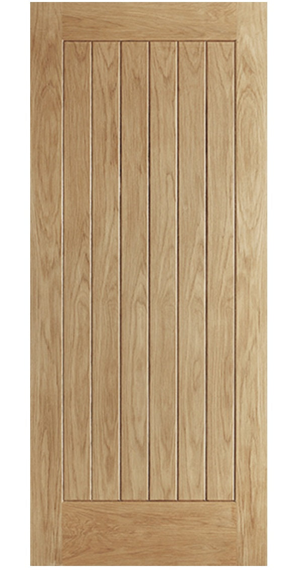 LPD Norfolk Oak External Door - Unfinished