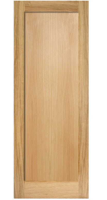 LPD Pattern 10 One Panel Oak Internal Door - Unfinished