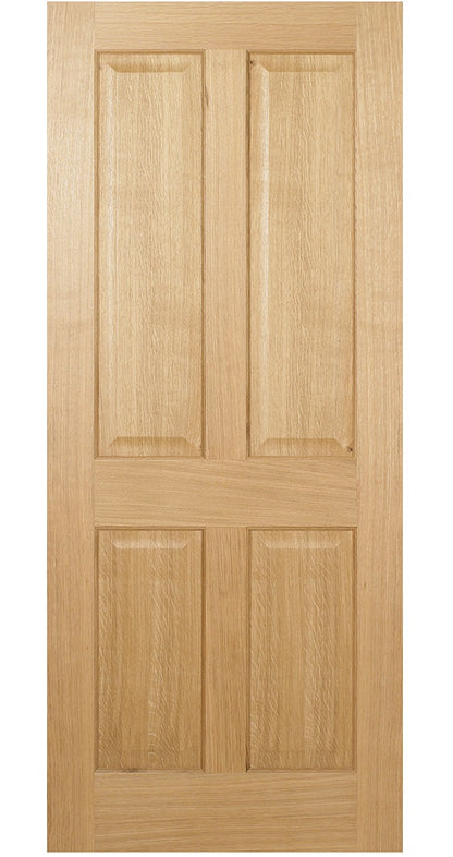 LPD Regency 4 Panel Oak Internal Door - Pre Finished