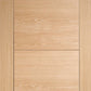 LPD Vancouver 5 Panel Oak FD60 Fire Door - Pre Finished