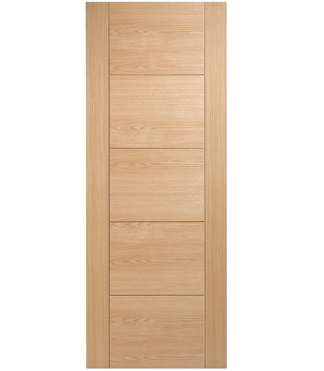 LPD Vancouver 5 Panel Oak FD30 Fire Door - Pre Finished