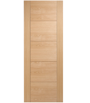 LPD Vancouver 5 Panel Oak FD30 Fire Door - Pre Finished