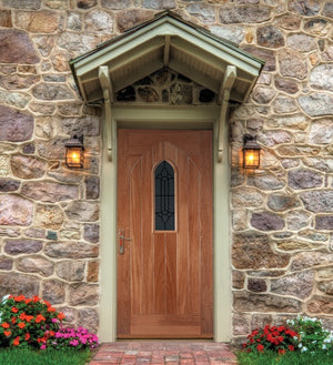 LPD Westminster Glazed Oak External Door - Unfinished