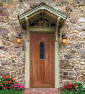 LPD Westminster Glazed Oak External Door - Unfinished