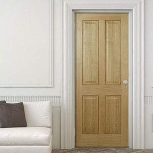 LPD Regency 4 Panel Oak Internal Door - Pre Finished