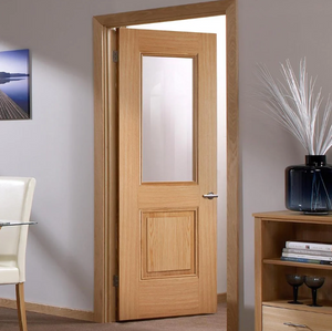 LPD Arnhem Glazed Oak 1L Internal Door - Pre Finished