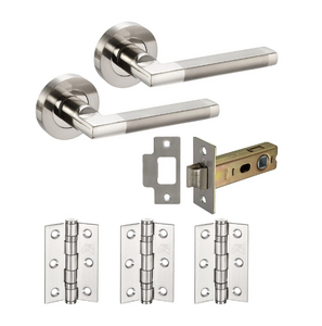 JB Kind Seattle Polished Door Handle Latch Pack