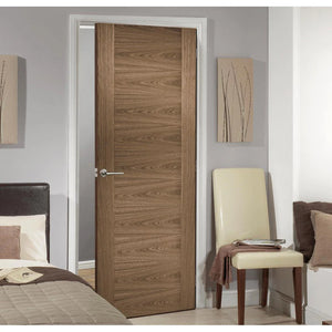 LPD Sofia Walnut Veneer Internal Door - Pre Finished
