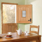 LPD Cottage Stable 1 Light Oak External Door - Unfinished