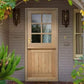 LPD Cottage Stable 6 Light Oak External Door - Unfinished