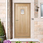LPD Suffolk Glazed Oak External Door - Unfinished