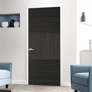LPD Tres Charcoal Black Internal Door - Pre Finished