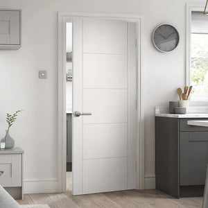 LPD Vancouver White Primed 5 Panel Internal Door